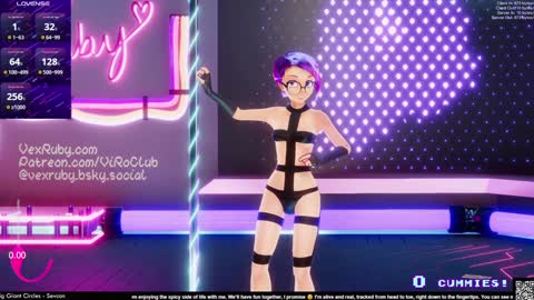 Vex Ruby online show from February 7, 1:36 am