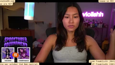 follow me on twitter violishh and ig violishh  online show from October 2, 12:42 am